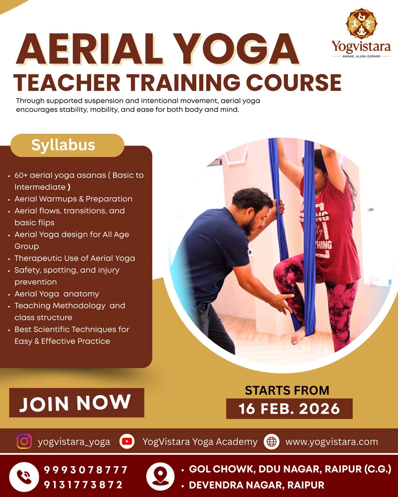 Best Yoga Center & Yoga Therapy Classes in Raipur, Chhattisgarh